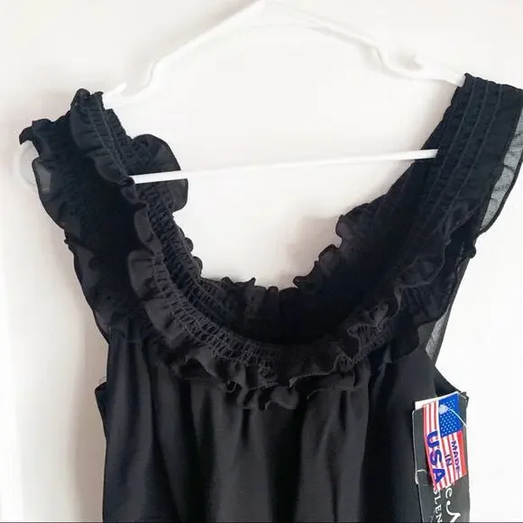 VTG Betsy & Adam 1990’s Y2K Deadstock Asymmetrical Hemline Ruffle Hem NWT 11 - Picture 2 of 12